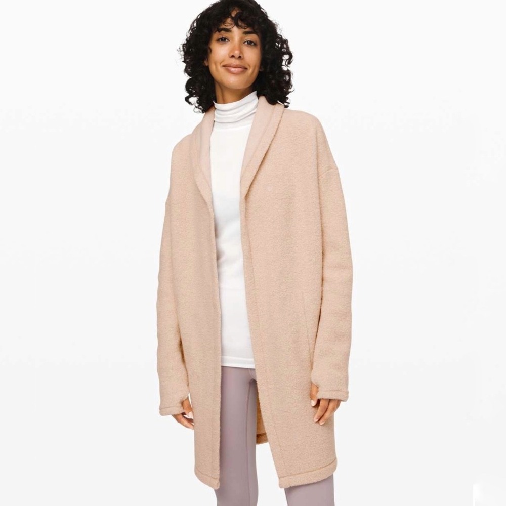 Lululemon | Sincerely Sherpa Wrap Cardigan Size XL